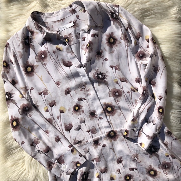 Equipment Dresses & Skirts - Equipment Natalia Floral Shirtdress